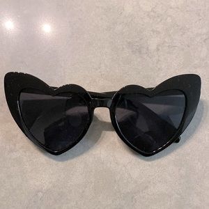 Heart shaped sunglasses